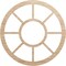 Ekena Millwork Grace Wood Fretwork Pierced Ceiling Medallion, Alder, 36"OD x 13 1/8"ID x 3/8"T CMWP36X0375GRAL - alternate 1